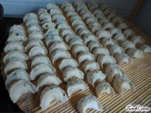 【韭菜鸡蛋馅饺子】