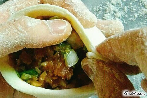 【双层双馅包子】