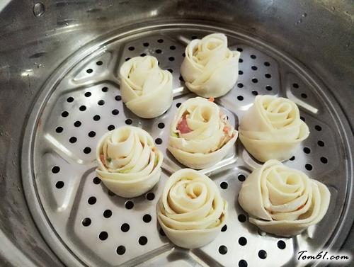 【玫瑰花水饺】