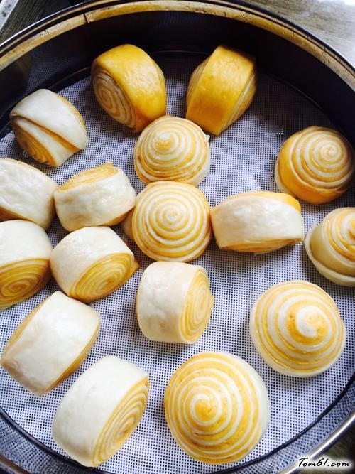 【天然彩色牛奶馒头】