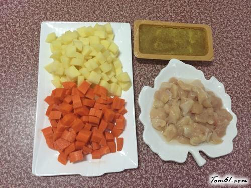 【咖喱土豆鸡饭】