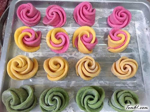 【玫瑰花馒头】