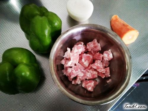 【猪肉青椒打卤面】