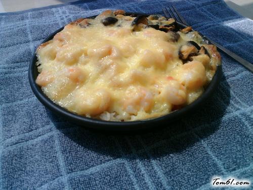 【培根芝士焗饭】
