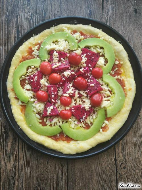 【清新水果披萨】