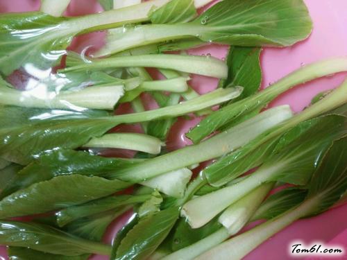 【胡萝卜青菜鸡蛋炒粉】