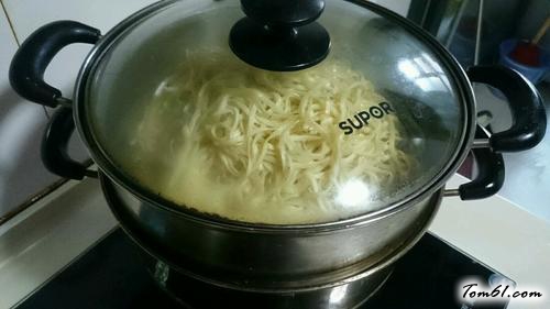 【豆角炒肉卤面】