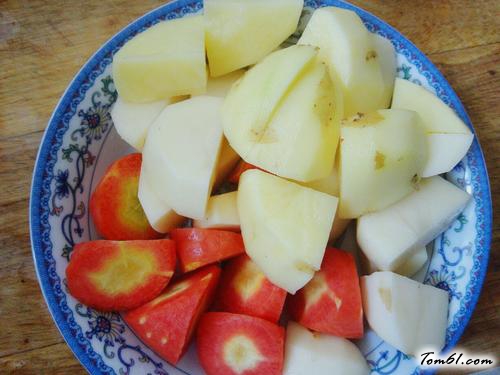 【豆角土豆素卤面】