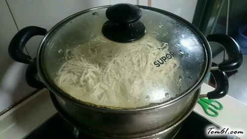 【豆角炒肉卤面】