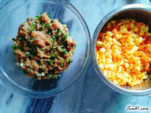 【双层双馅包子】