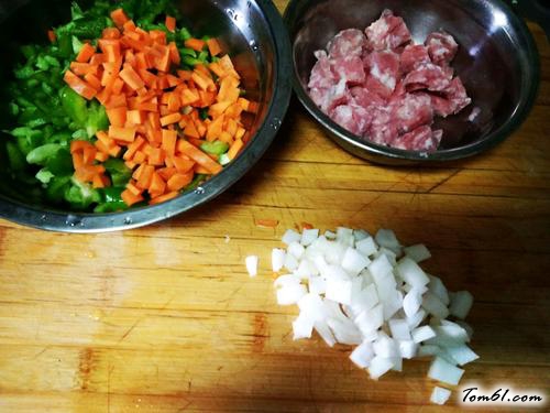 【猪肉青椒打卤面】