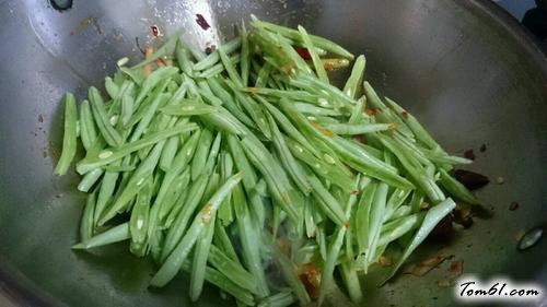 【豆角炒肉卤面】