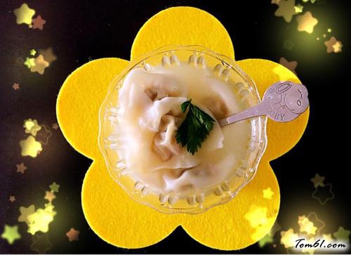 【鲜虾香芹馄饨】