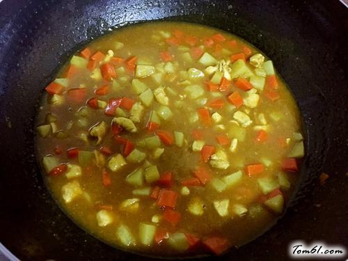 【咖喱土豆鸡饭】