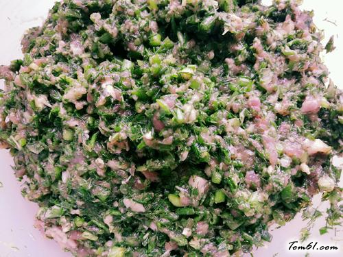 【茴香馅蝴蝶花式蒸饺】