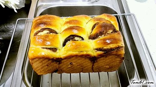 【红豆土司面包】