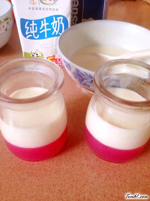 【三色果冻布丁】