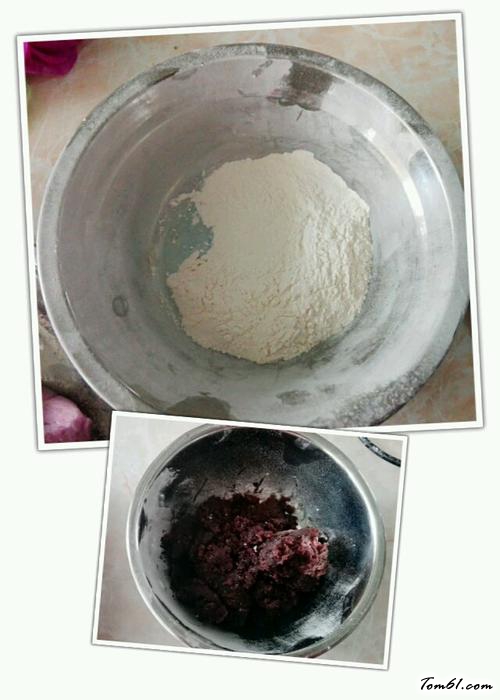 【紫薯味冰皮月饼】