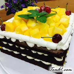 芒果夹心蛋糕的做法