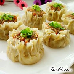 开口烧麦——香菇胡萝卜鲜肉馅的做法