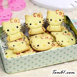KITTY猫饼干的做法