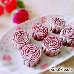 紫薯味冰皮月饼的做法