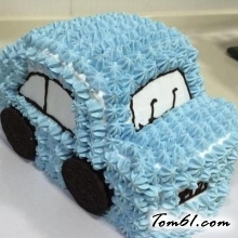 汽车奶油蛋糕的做法