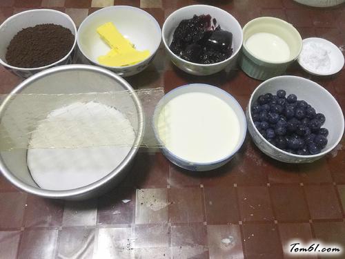 【蓝莓慕斯蛋糕】