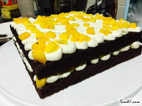 【芒果夹心蛋糕】