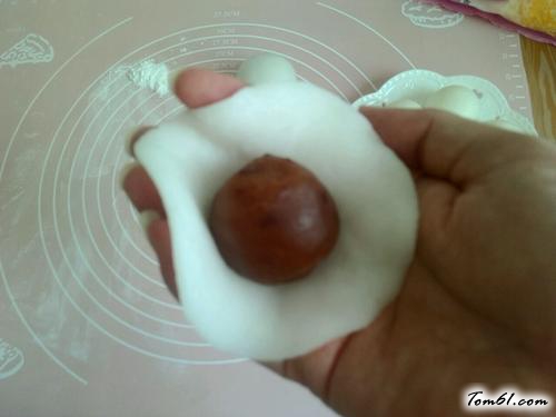 【红酒蔓越莓冰皮月饼】