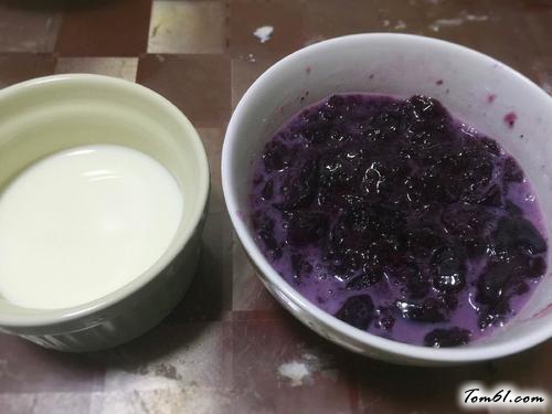 【蓝莓慕斯蛋糕】