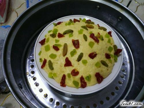 【圣女果南瓜发糕】