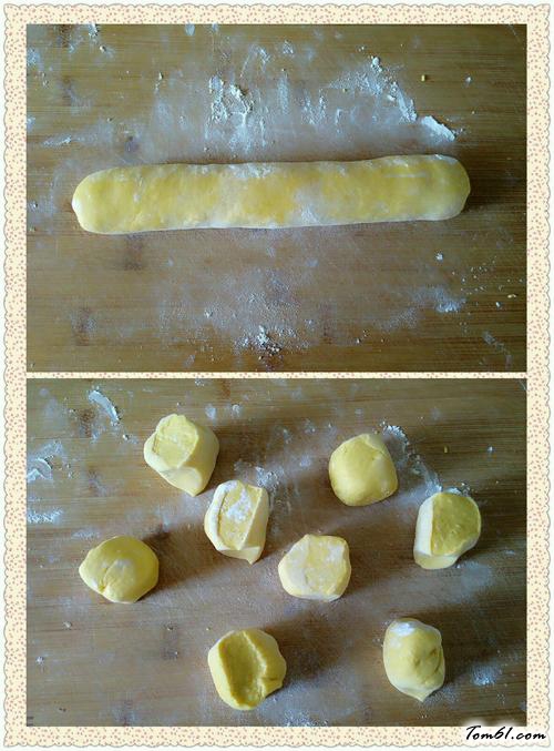 【南瓜豆沙芝麻饼】