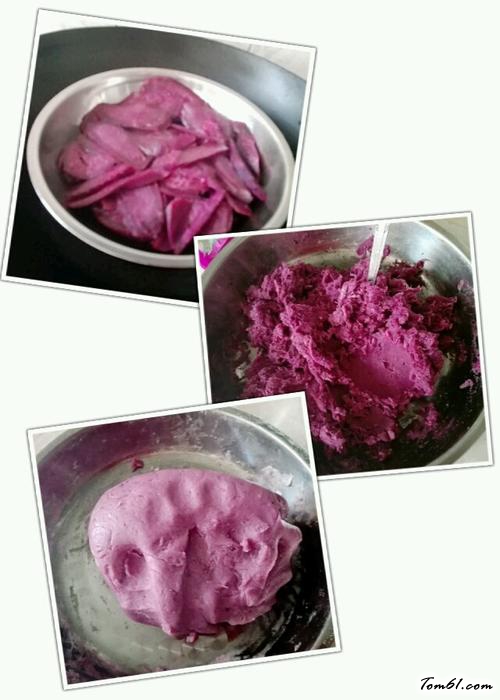 【紫薯味冰皮月饼】