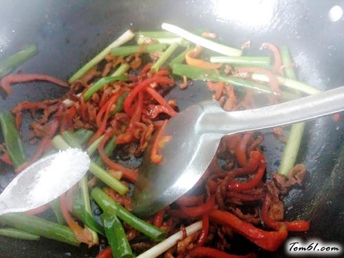 【彩椒肉丝千张卷】