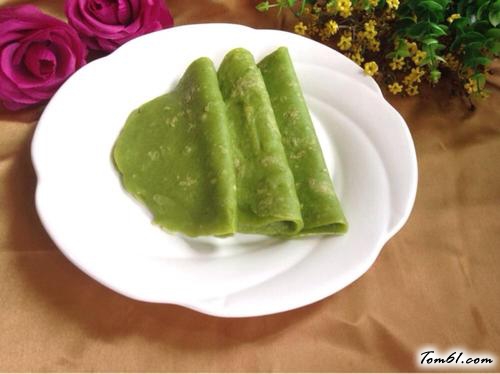 【菜汁煎饼】