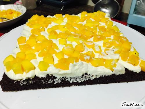 【芒果夹心蛋糕】