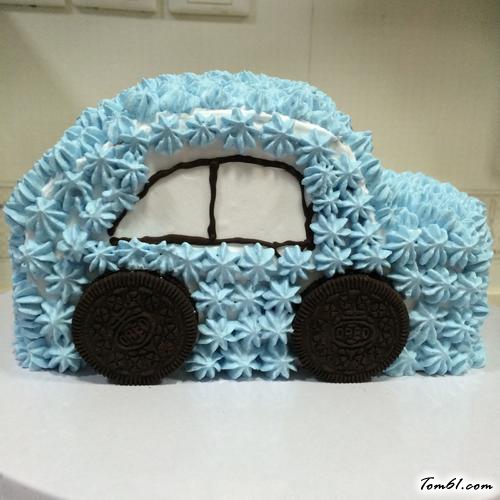 【汽车奶油蛋糕】