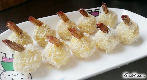 【土豆泥虾球】