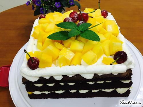 【芒果夹心蛋糕】