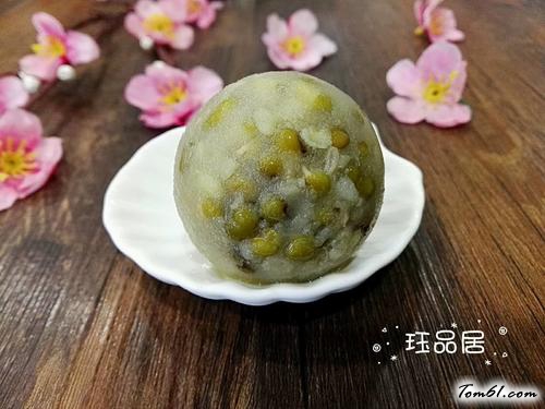 【绿豆冰沙球】