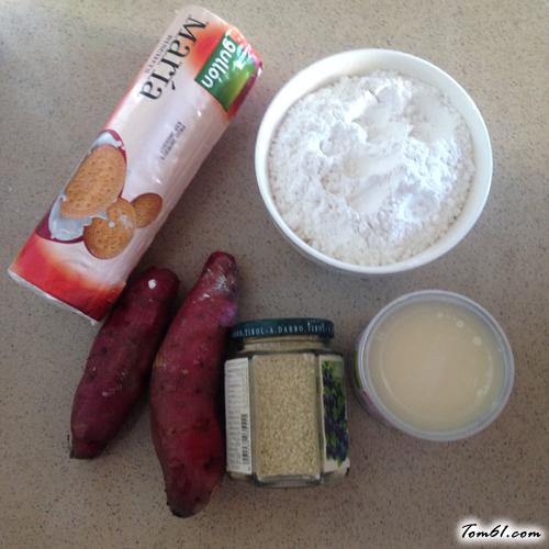 【紫薯夹心饼】