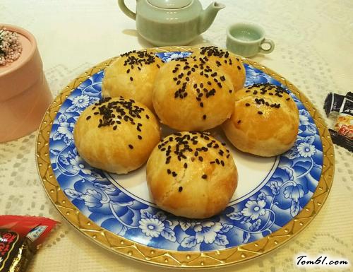 【猪油豆沙酥】