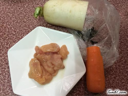 【白萝卜鸡肉卷】