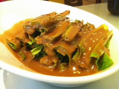 麻酱凉拌油麦菜的做法，麻酱油麦菜的麻酱汁