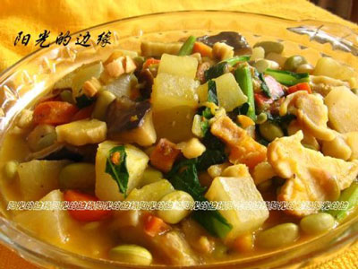 乱炖蔬菜锅的做法，简单但营养丰富