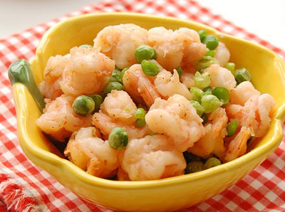 青豆炒虾仁怎么做简单清爽又好吃