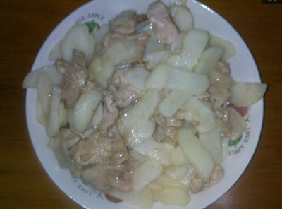 马蹄炒肉片的做法，马蹄怎么炒肉片简单好吃