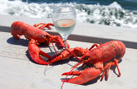 加拿大大龙虾最原始的美味吃法