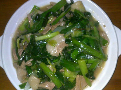 青蒜苗炒肉片怎么做既简单又好吃